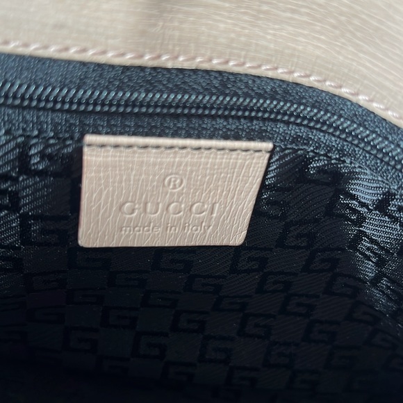 Gucci Jackie Bardot - Pink Beige Leather - Picture 10 of 16